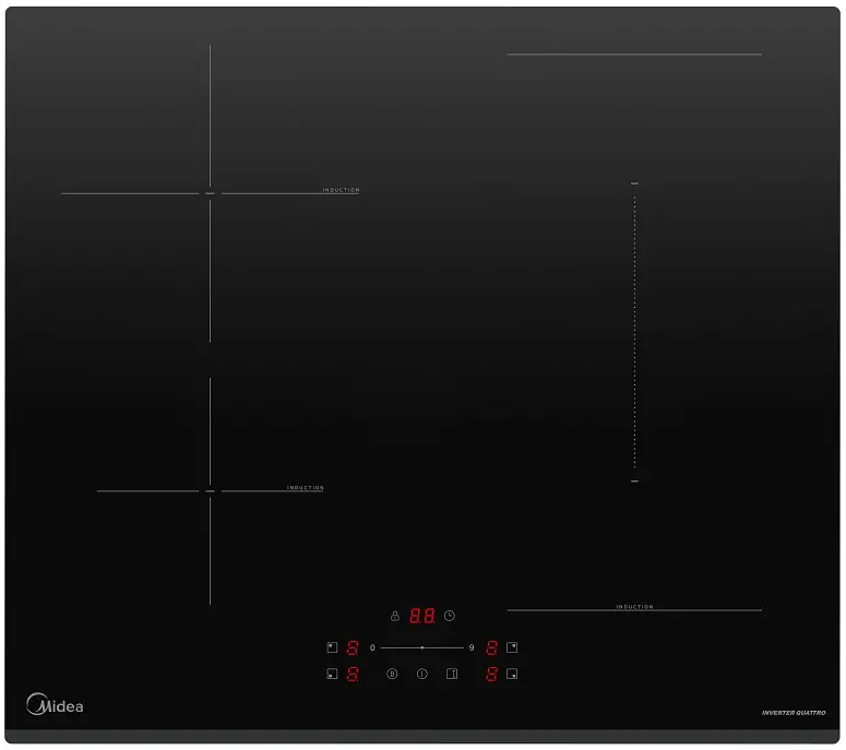 Фото товара: Midea MIH65783F индукционная поверхность