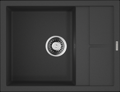 Omoikiri Sumi 65-BL, мойка, гранит, черный