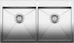Blanco Zerox 400/400-IF/A, мойка, нержавеющая сталь
