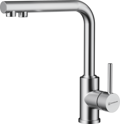 Фото товара: Omoikiri Nakagawa 2 Plus-BN, смеситель, нержавеющая сталь