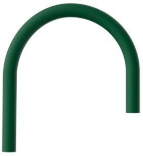 Omoikiri OT-01-RG, сменный гибкий шланг, royal green