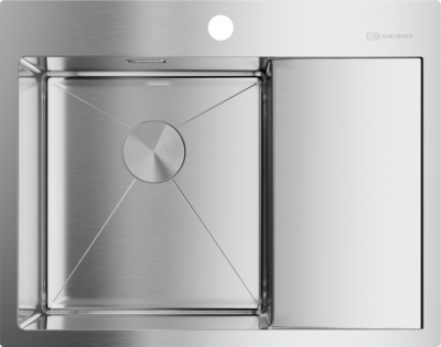 Omoikiri Akisame 65-IN-L, мойка, нержавеющая сталь, чаша слева