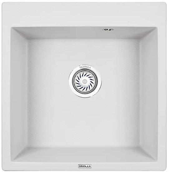 Фото товара: GRANULA 5102 мойка, гранит, арктик (белый)