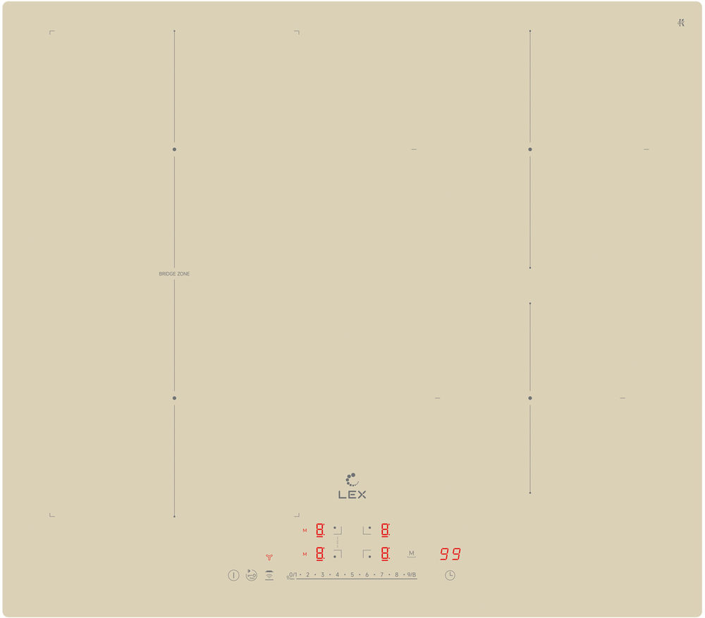 Фото товара: LEX EVI 641A I IV индукционная поверхность