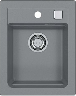 ALVEUS GRANITAL ATROX 10 CONCRETE - G81, мойка, гранит, серый (в комплекте с сифоном 1132823) ALVEUS GRANITAL ATROX 10 CONCRETE - G81, мойка, гранит, серый (в комплекте с сифоном 1132823)