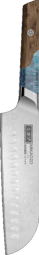 Omoikiri Damascus Kuon, нож сантоку Фото товара: Omoikiri Damascus Kuon, нож сантоку