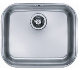 ALVEUS VARIANT 10 SAT-90, мойка, нержавеющая сталь сатин (в комплекте с сифоном 1130550) 