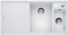 Детальное фото товара: Blanco Axia III 6S-F, мойка, чаша справа, гранит, белый, доска стекло