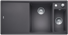 Детальное фото товара: Blanco Axia III 6S, мойка,чаша справа, гранит, темная скала, разделочный столик ясень