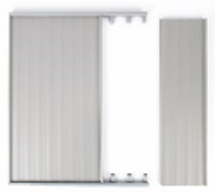 Ninka Vector 1000, стационарная составная полка-перегородка, серый