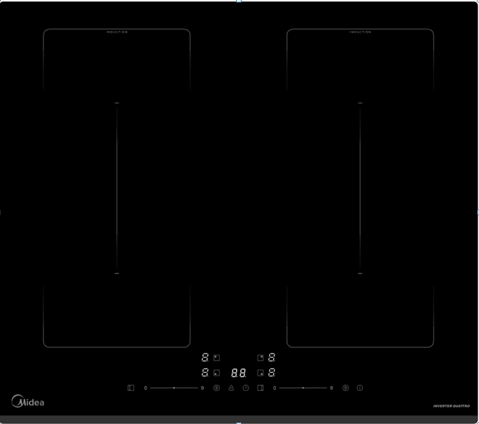 Фото товара: Midea MIH67787F индукционная поверхность
