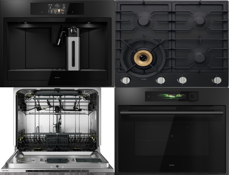 Фото товара: ASKO HG1666AB + OCS66GSH + OCM64GSH + CMB64GS + DFI747U/1 + RBC276SND1