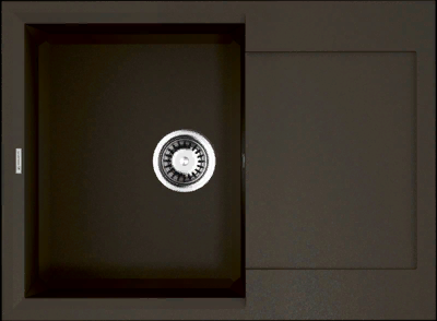 Omoikiri Sakaime 68-DC, мойка, гранит, темный шоколад