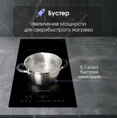 Детальное фото товара: Zigmund & Shtain CI 60.3 B индукционная поверхность
