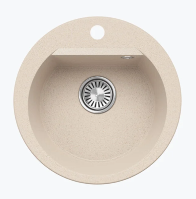 Polygran ATOL-520, мойка, мрамор, кремовый 327 Polygran ATOL-520, мойка, мрамор, кремовый 327