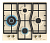 Фото товара: Gorenje GW6D42CLI газовая поверхность