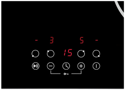 Детальное фото товара: Krona STORNO 60 BL индукционная поверхность