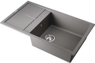 Детальное фото товара: Omoikiri Sumi 86A-GR, мойка, керамика, ленинградский серый