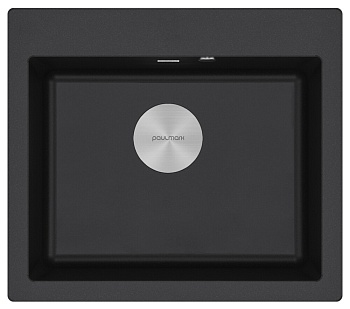 Фото товара: Paulmark KANTE 60, мойка, гранит, черный