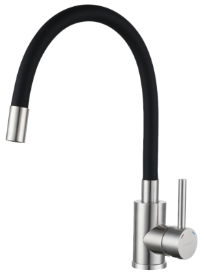 Фото товара: GranFest 5433, смеситель, нержавеющая сталь