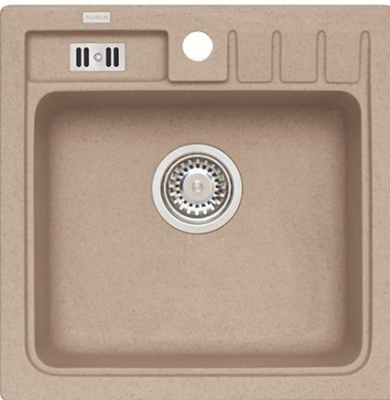 ALVEUS NIAGARA 20, мойка, гранит, бежевый (в комплекте с сифоном 1105419)