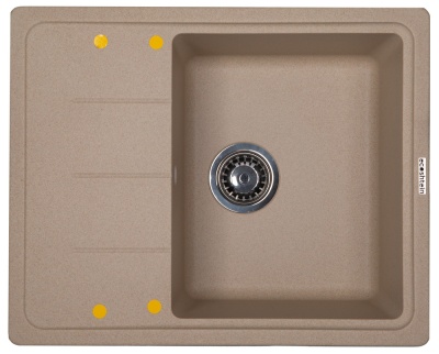 Ecoshtein RECHTECK 620, мойка, гранит, бежевый