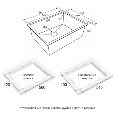 Схема встраивания