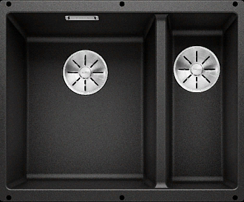 Фото товара: Blanco Subline 340/160-U, мойка, гранит, черный (чаша слева)