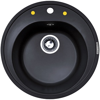 Zigmund & Shtain KREIS 505, мойка, черный базальт Фото товара: Zigmund & Shtain KREIS 505, мойка, черный базальт