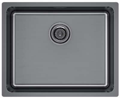 Детальное фото товара: Paulmark YUNI 54 UNI, мойка, нержавеющая сталь, вороненая сталь