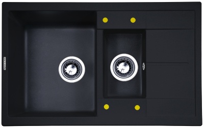 Фото товара: Zigmund & Shtain RECHTECK 780.2, мойка, темная скала