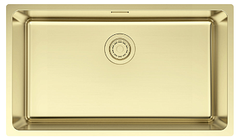 Фото товара: Paulmark YUNI 76 UNI, мойка, нержавеющая сталь, светлое золото
