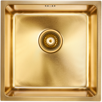 Детальное фото товара: Paulmark VISTA 44, мойка, нержавеющая сталь, брашированное золото