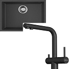 Omoikiri Tedori 54-U-BL + Nagano-P-BLчерный