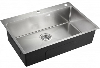 Фото товара: Emar EMB-125A PVD Nano Satine, мойка, нержавеющая сталь сатин