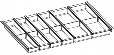 Фото товара: Ninka Cuisio Aqua 800, Legrabox Blum, лоток для столовых приборов, черный