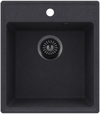 Детальное фото товара: Maunfeld Perla 425 MFQS-425DGR, мойка, гранит, темно-серый