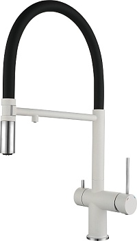 Фото товара: Rivelato ADRIA 1523517 brina/cromo, смеситель, гранит, иней/хром