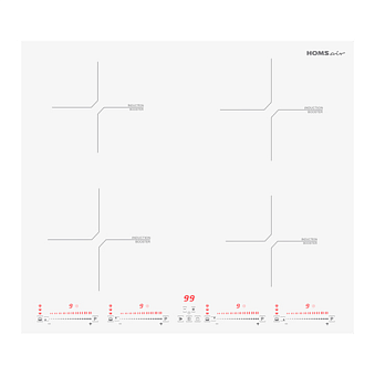 Фото товара: HOMSair HIC64SWH Inverter индукционная поверхность
