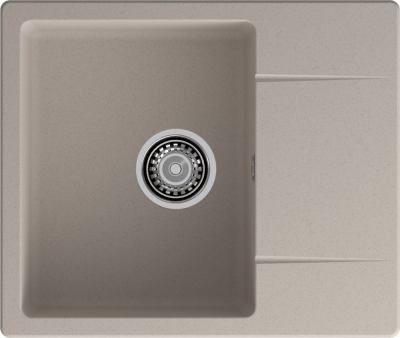 GranFest URBAN 258L, мойка, гранит, песочный