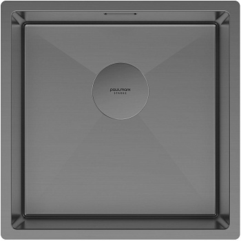 Фото товара: Paulmark NEXT 44 UNI, мойка, нержавеющая сталь, вороненая сталь