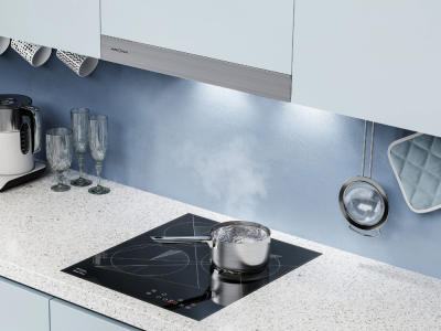 Детальное фото товара: Krona FIDATO 45 BL стеклокерамическая поверхность