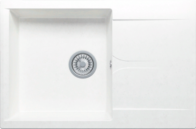 Polygran GALS-760, мойка, мрамор, белый хлопок 36