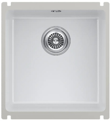 Детальное фото товара: KUCHENSTERN SUBKERAM 45, мойка, керамика, кристальный белый