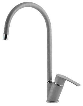 Фото товара: GranFest 5023, смеситель, мрамор, серый