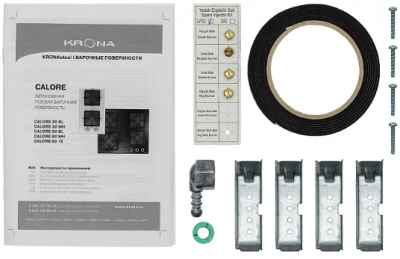 Krona CALORE 60 BL Детальное фото товара: Krona CALORE 60 BL газовая поверхность