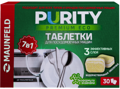 Maunfeld таблетки для посудомоечных машин MDT30PE