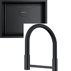 Omoikiri Taki 49-U/IF-GB + Kanto-2 Plus-SB GB-BL графит