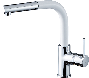 Фото товара: Rivelato LEDRO 9022201 brina/cromo, смеситель, гранит, иней/хром