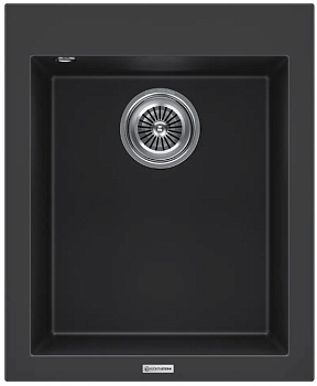 Фото товара: KUCHENSTERN OBEN 45, мойка, гранит, черный
